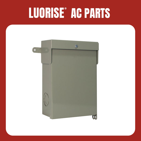 LUORISE 60 Amp Non-Fused Disconnect Switch, 1 Pole AC 240-volt 2 Wires Non-Fused Pullout