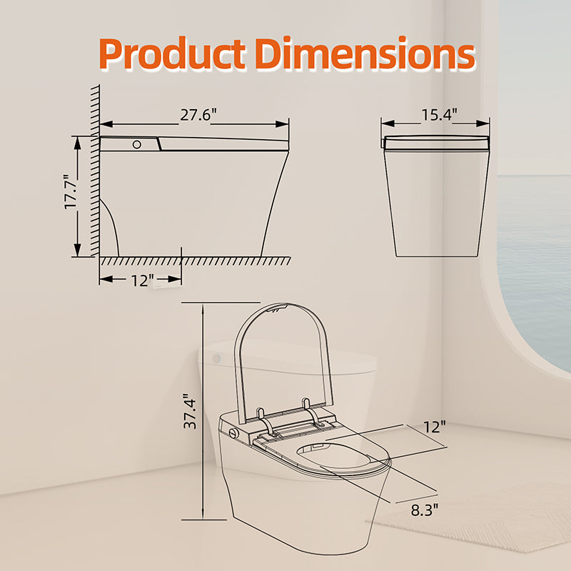 Luoware Smart Bidet Toilet LW-S02